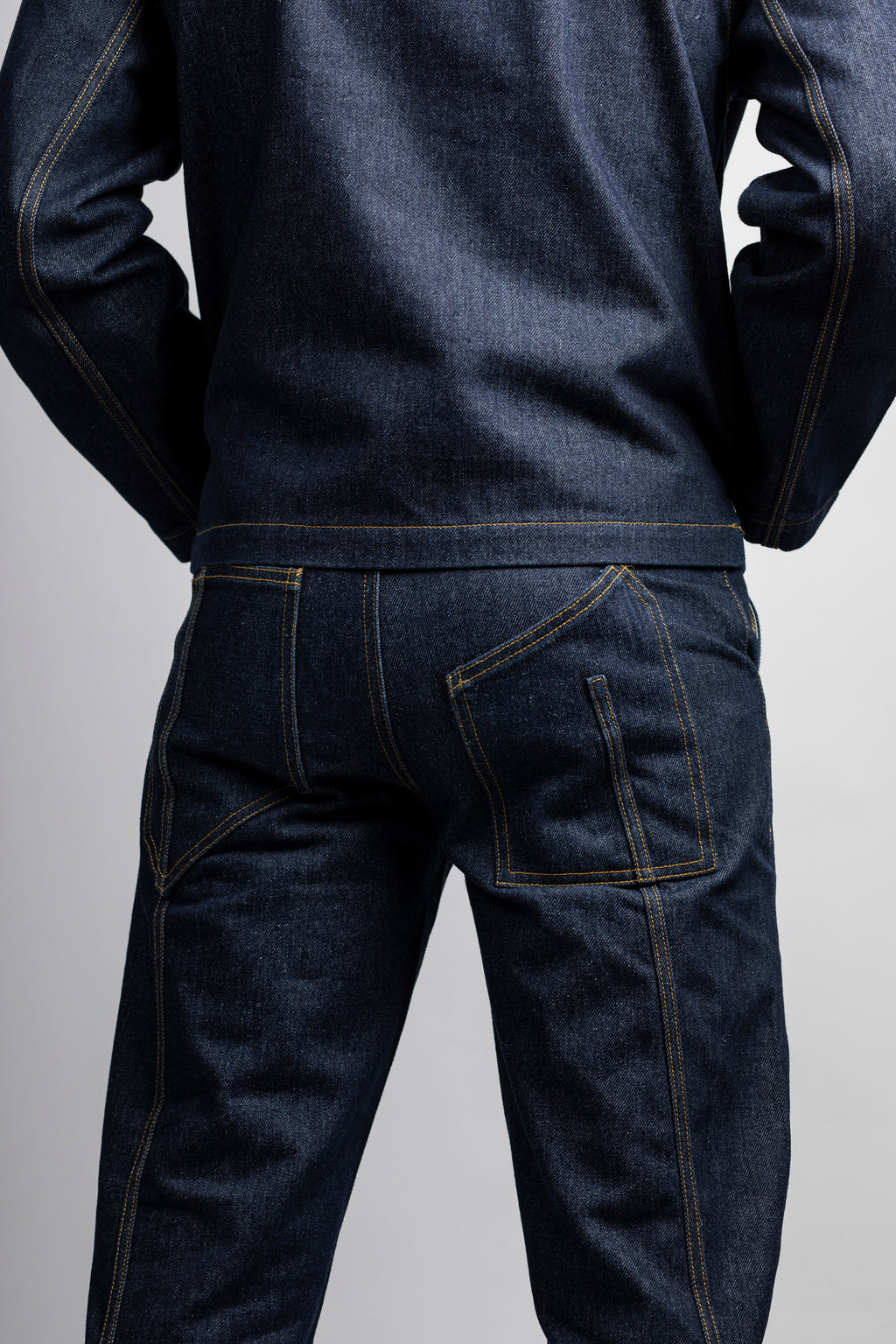 Blue Raw Denim Jean