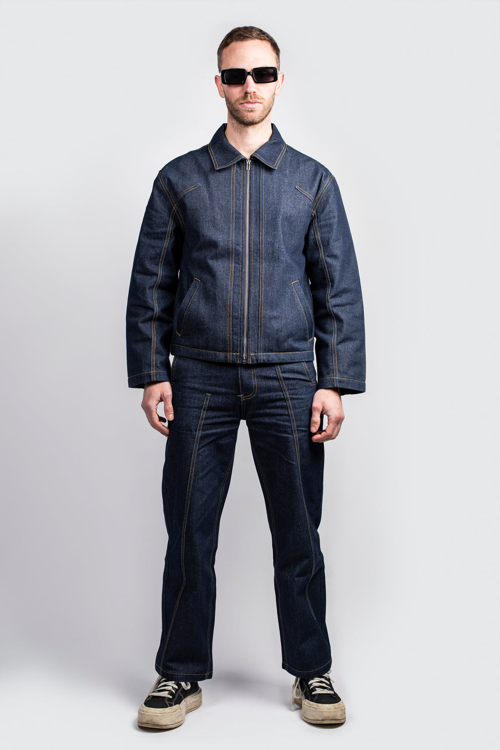 Blue Raw Denim Jacket