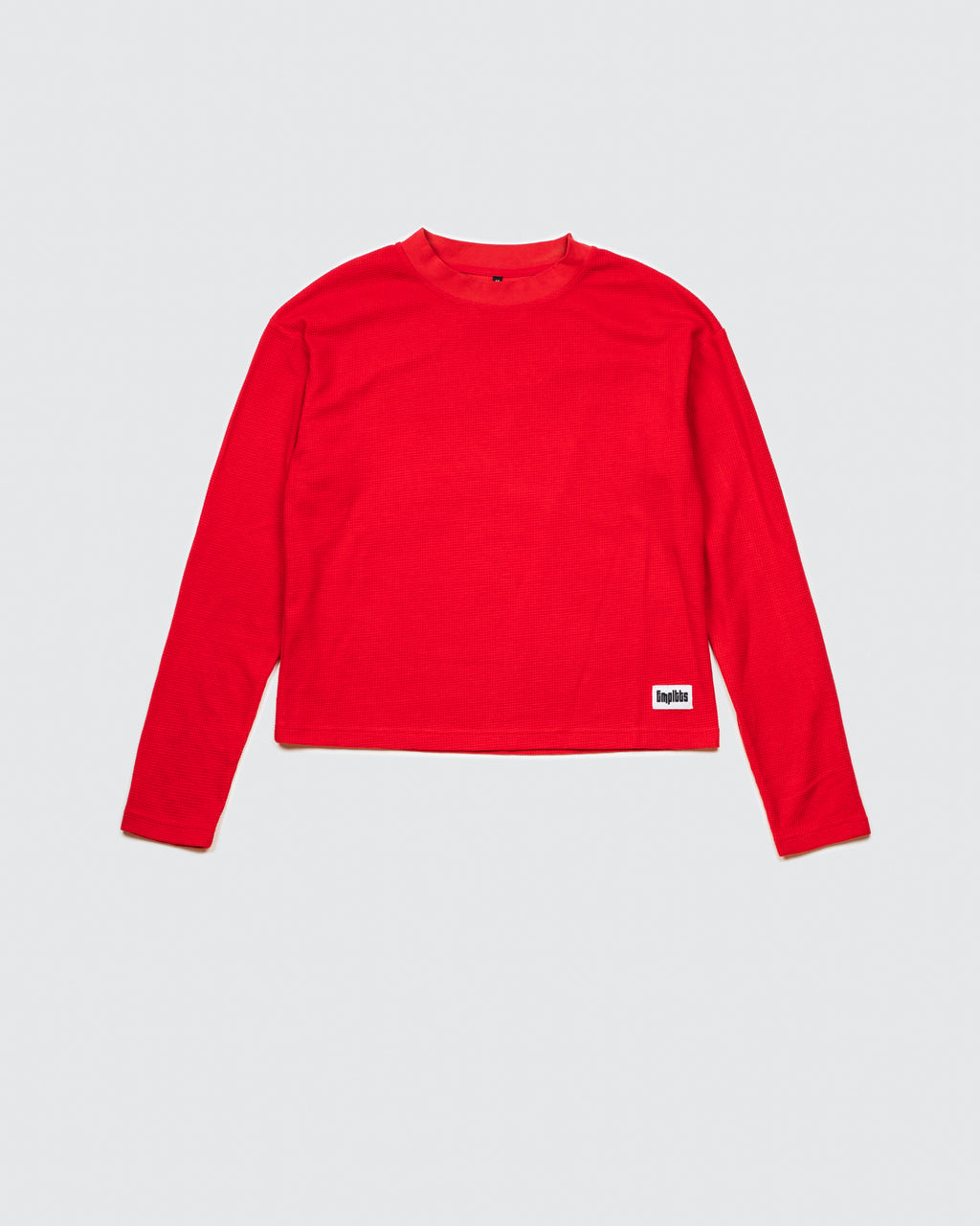 Red Waffle Long Sleeve