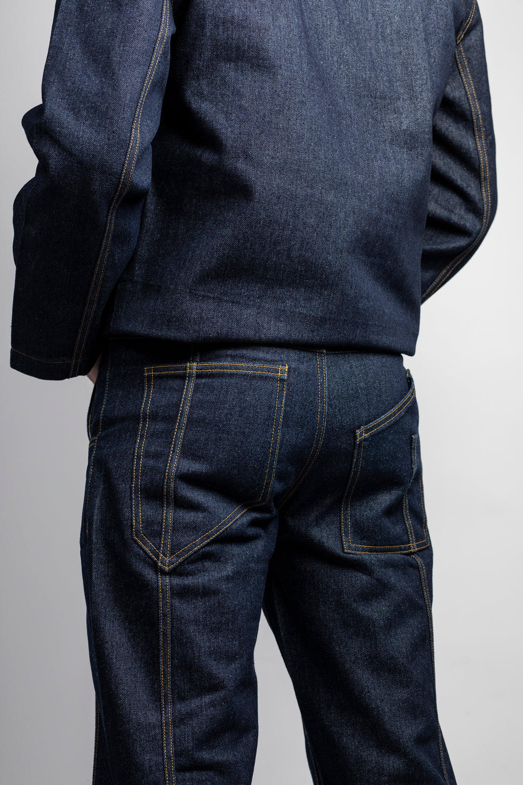 Blue Raw Denim Jean