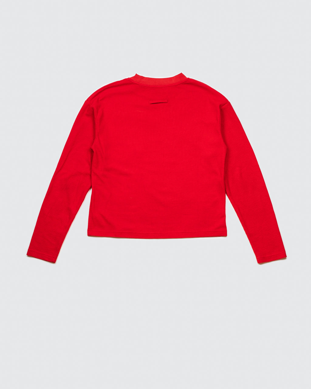 Red Waffle Long Sleeve