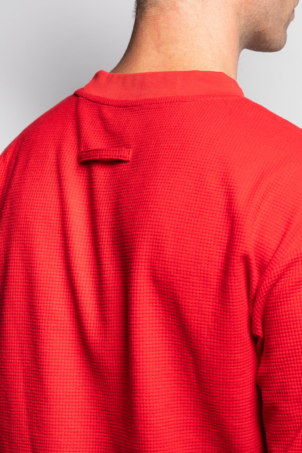 Red Waffle Long Sleeve