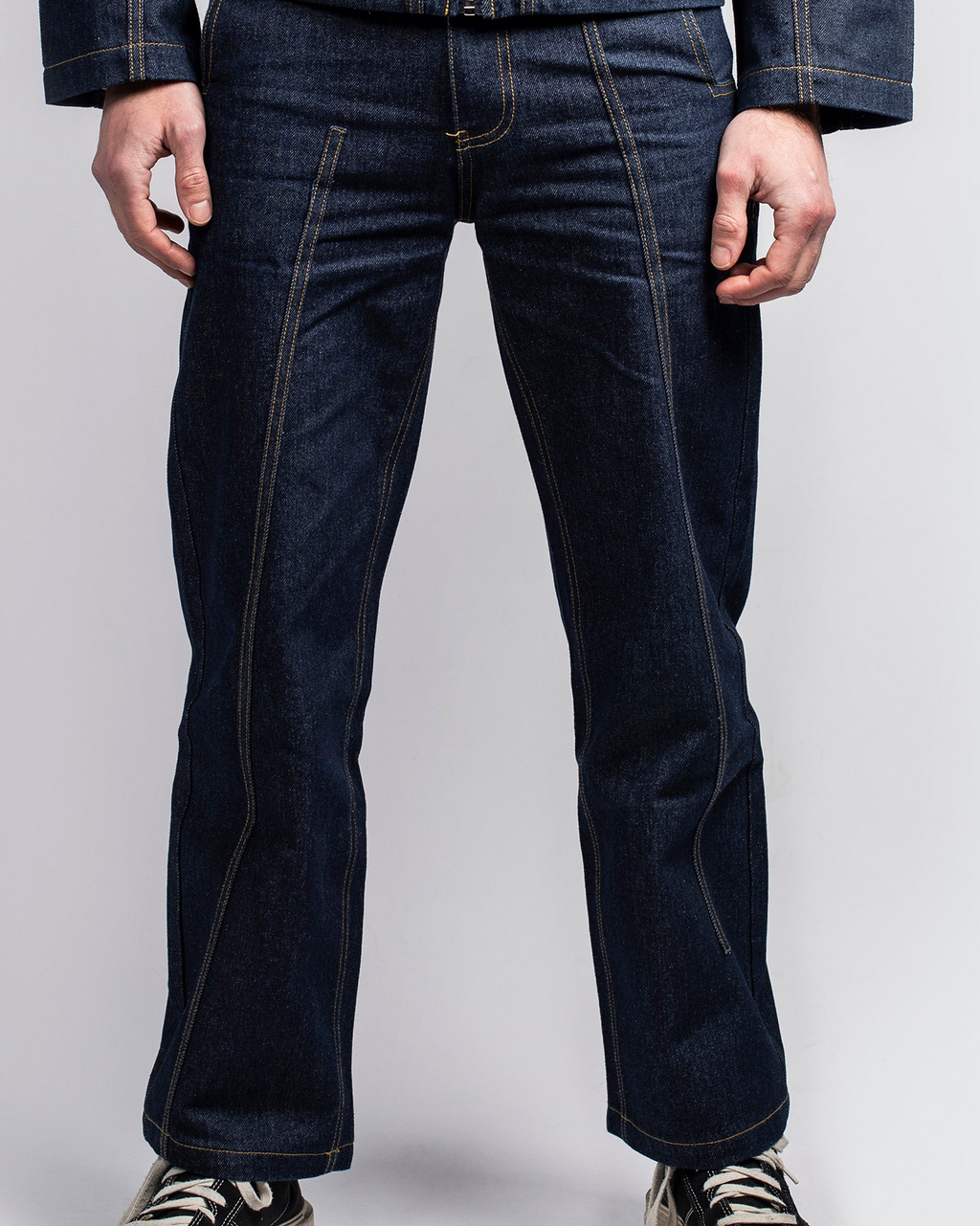 Blue Raw Denim Jean